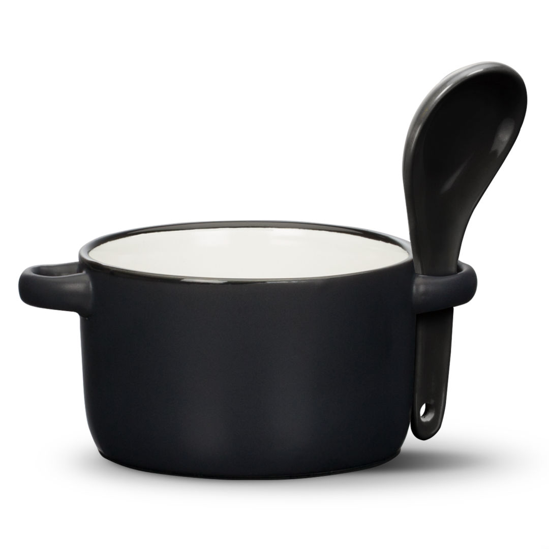 Merritt Soup Mug & Spoon - 12oz - Imprinted 1