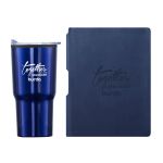 Eccolo® Groove Journal/Bexley Tumbler Gift Set 1 Eccolo® Groove Journal/Bexley Tumbler Gift Set 1