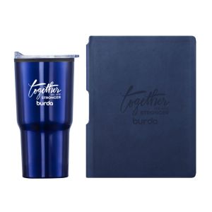Eccolo® Groove Journal/Bexley Tumbler Gift Set 1 Eccolo® Groove Journal/Bexley Tumbler Gift Set 1