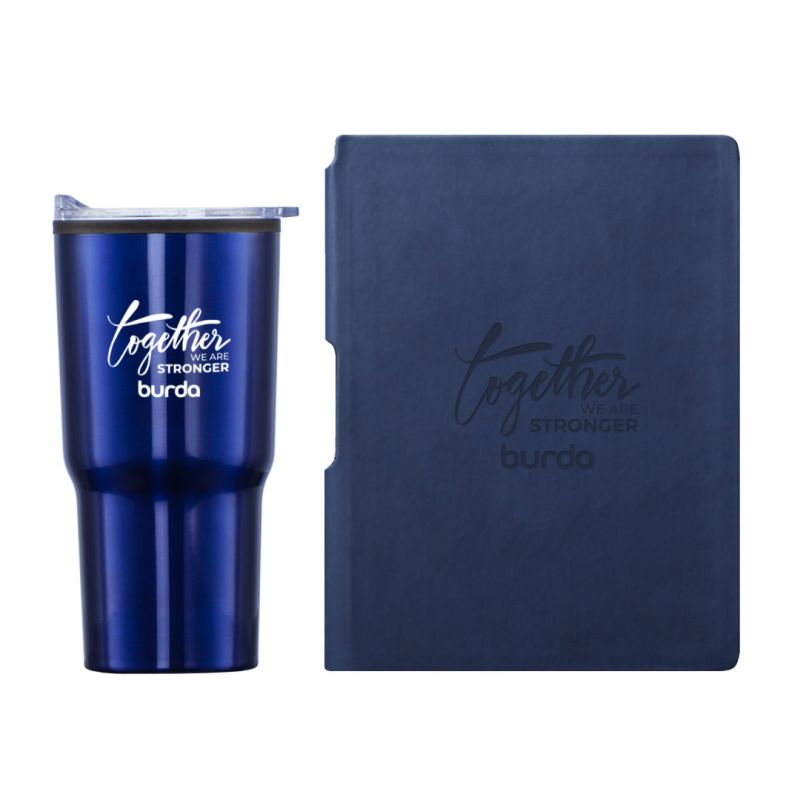 Eccolo® Groove Journal/Bexley Tumbler Gift Set 1 Eccolo® Groove Journal/Bexley Tumbler Gift Set 1