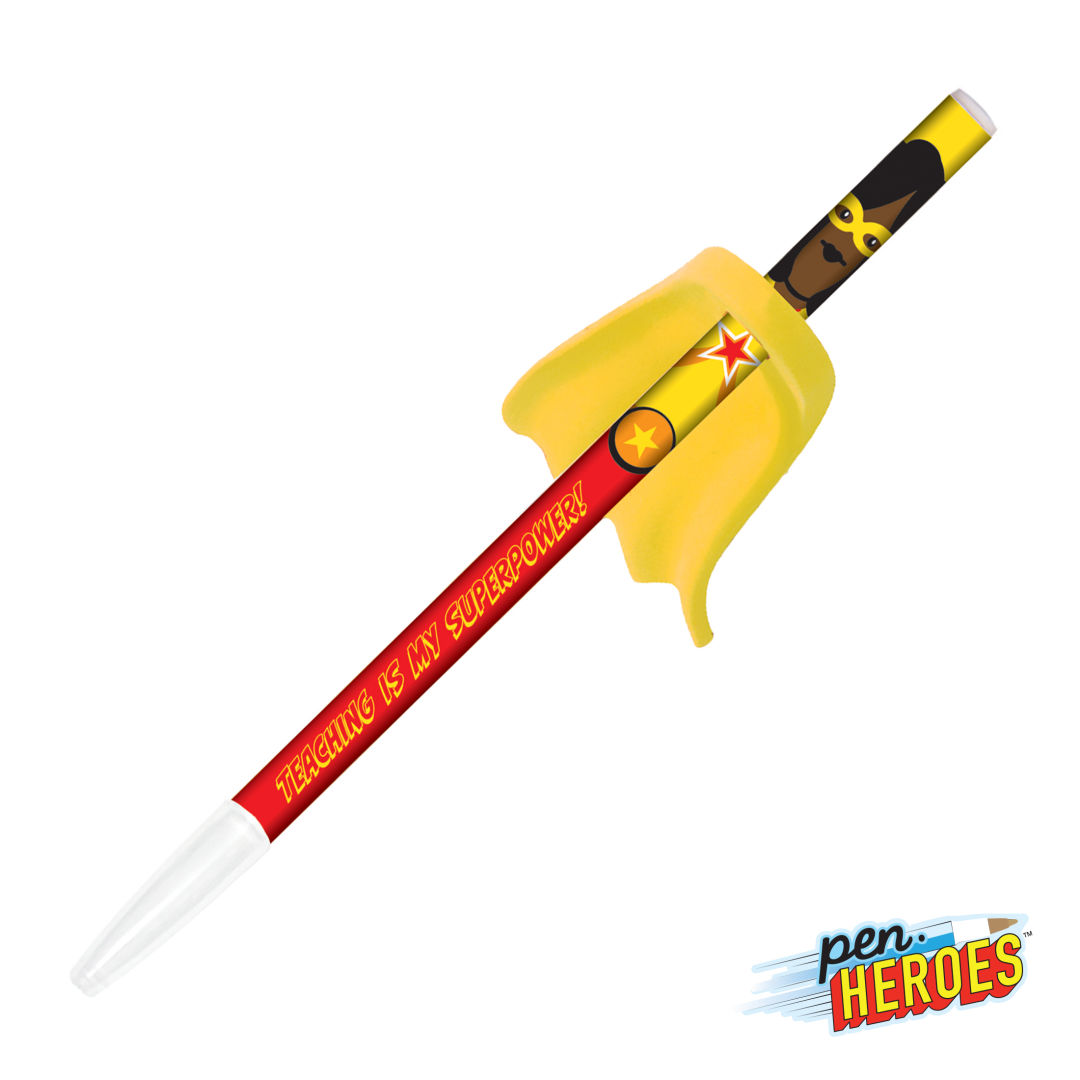 Pen Heroes™ Superhero Series Female w/Cape Pen 1