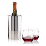 Catania Wine Cooler & Garland Stemless Wine Set - Set of 3 (Blank) Catania Wine Cooler & Garland Stemless Wine Set - Set of 3 (Blank)