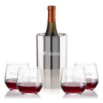 Catania Wine Cooler & Garland Stemless Wine Set - Set of 5 Catania Wine Cooler & Garland Stemless Wine Set - Set of 5