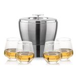 Genoa Ice Bucket & Hartsdale On-the-Rocks Set - Set of 5 (Blank) Genoa Ice Bucket & Hartsdale On-the-Rocks Set - Set of 5 (Blank)