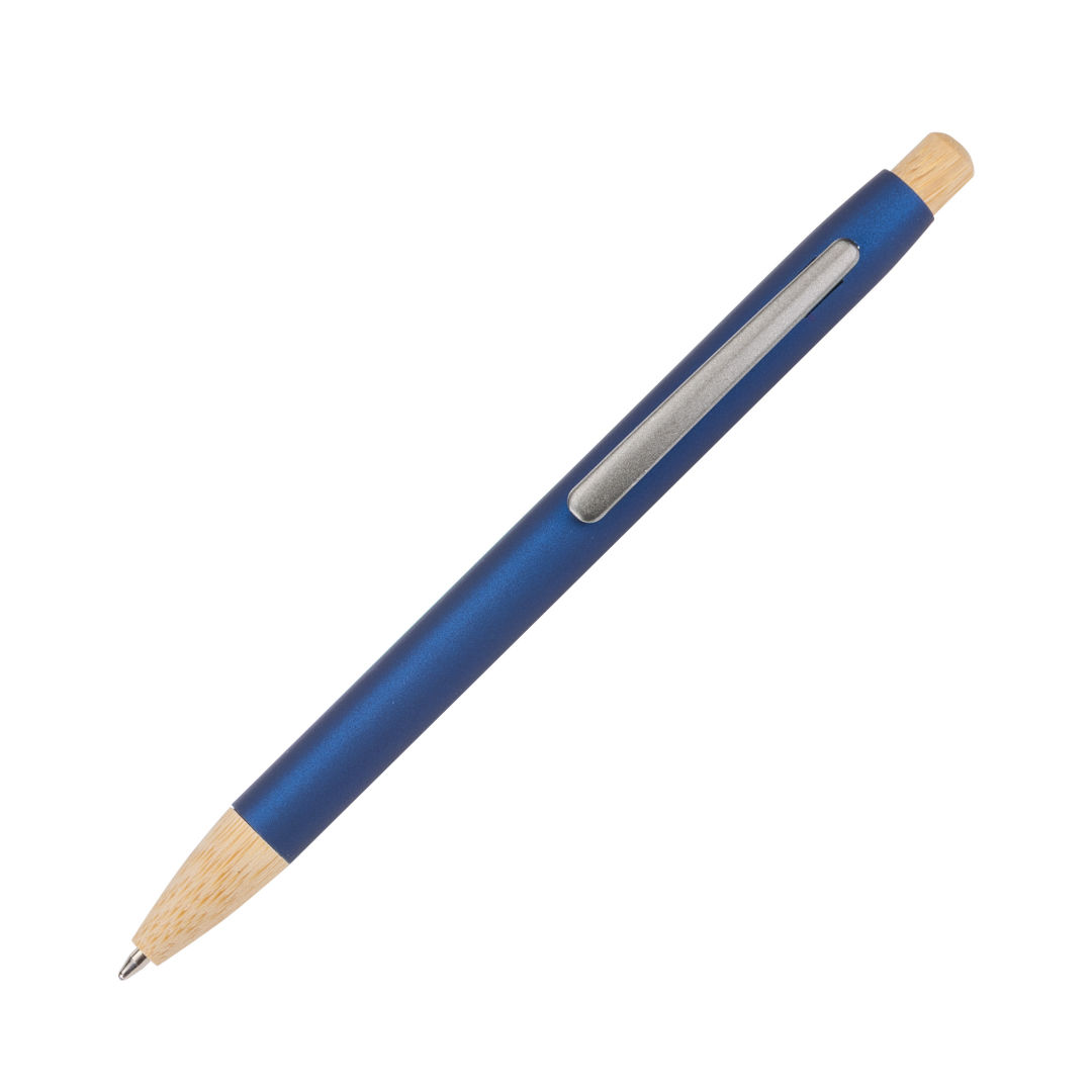 Charon Aluminum Ballpoint Pen w/Bamboo Clicker & Tip 1
