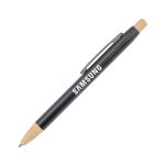 Charon Aluminum Ballpoint Pen w/Bamboo Clicker & Tip 1 Charon Aluminum Ballpoint Pen w/Bamboo Clicker & Tip 1