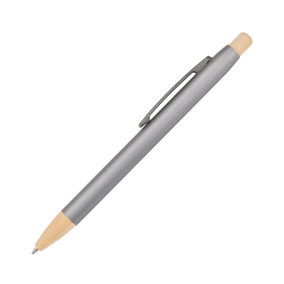 Charon Aluminum Ballpoint Pen w/Bamboo Clicker & Tip 1
