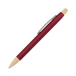 Charon Aluminum Ballpoint Pen w/Bamboo Clicker & Tip - Grey (Blank) Charon Aluminum Ballpoint Pen w/Bamboo Clicker & Tip - Grey (Blank)