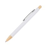Charon Aluminum Ballpoint Pen w/Bamboo Clicker & Tip - Red (Blank) Charon Aluminum Ballpoint Pen w/Bamboo Clicker & Tip - Red (Blank)