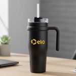 Aralia Tumbler w/Handle & Straw Lid - 30oz - Group (Glamour) Aralia Tumbler w/Handle & Straw Lid - 30oz - Group (Glamour)