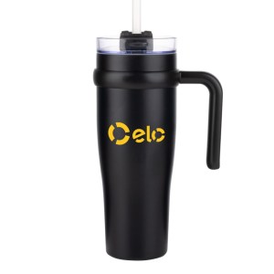Aralia Tumbler w/Handle & Straw Lid - 30oz 1 Aralia Tumbler w/Handle & Straw Lid - 30oz 1