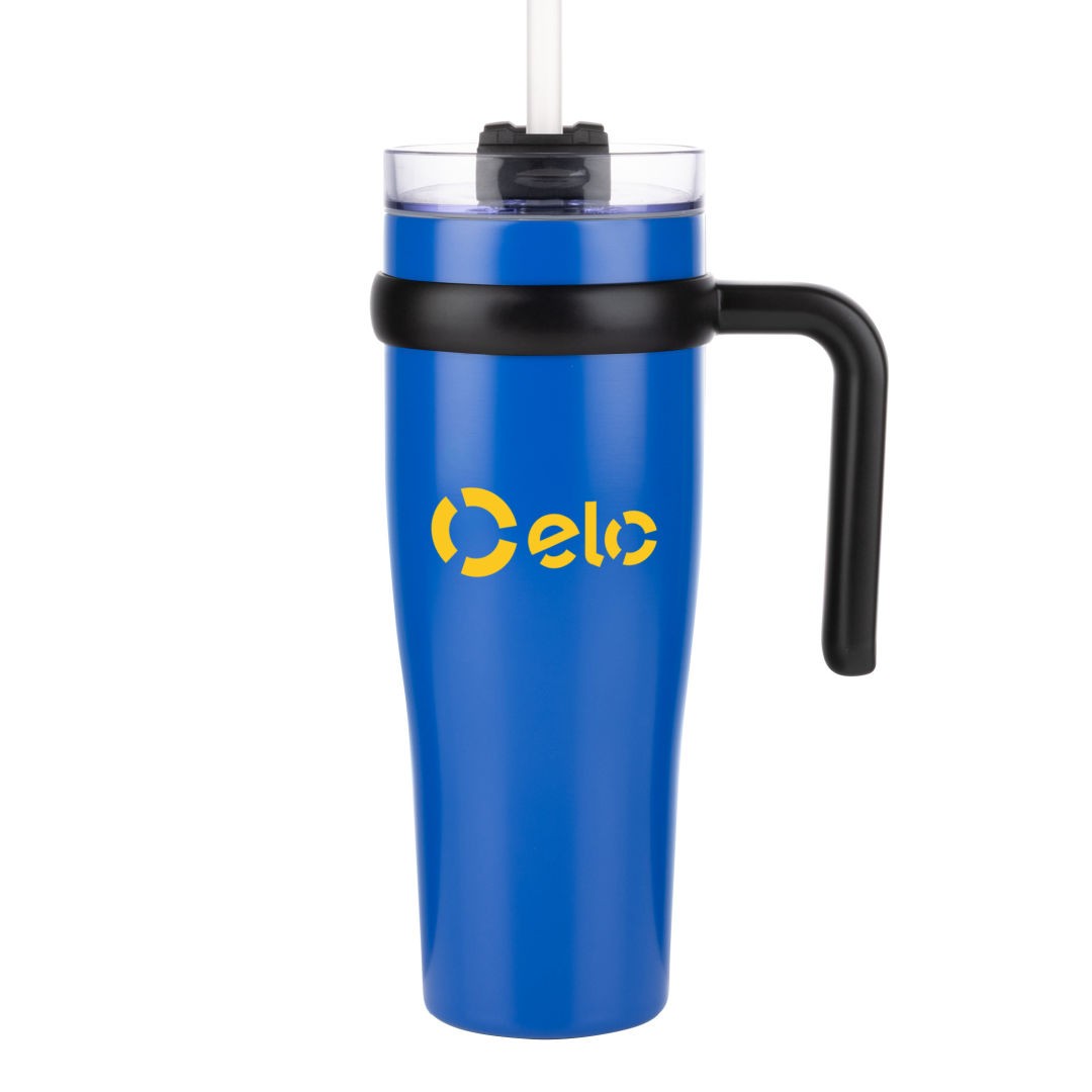 Aralia Tumbler w/Handle & Straw Lid - 30oz 1