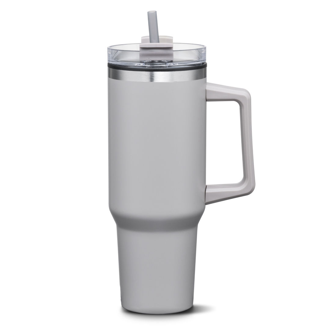 Benidorm Handle Travel Mug w/Straw - 40oz 1