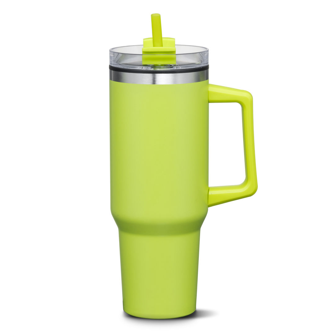 Benidorm Handle Travel Mug w/Straw - 40oz 1