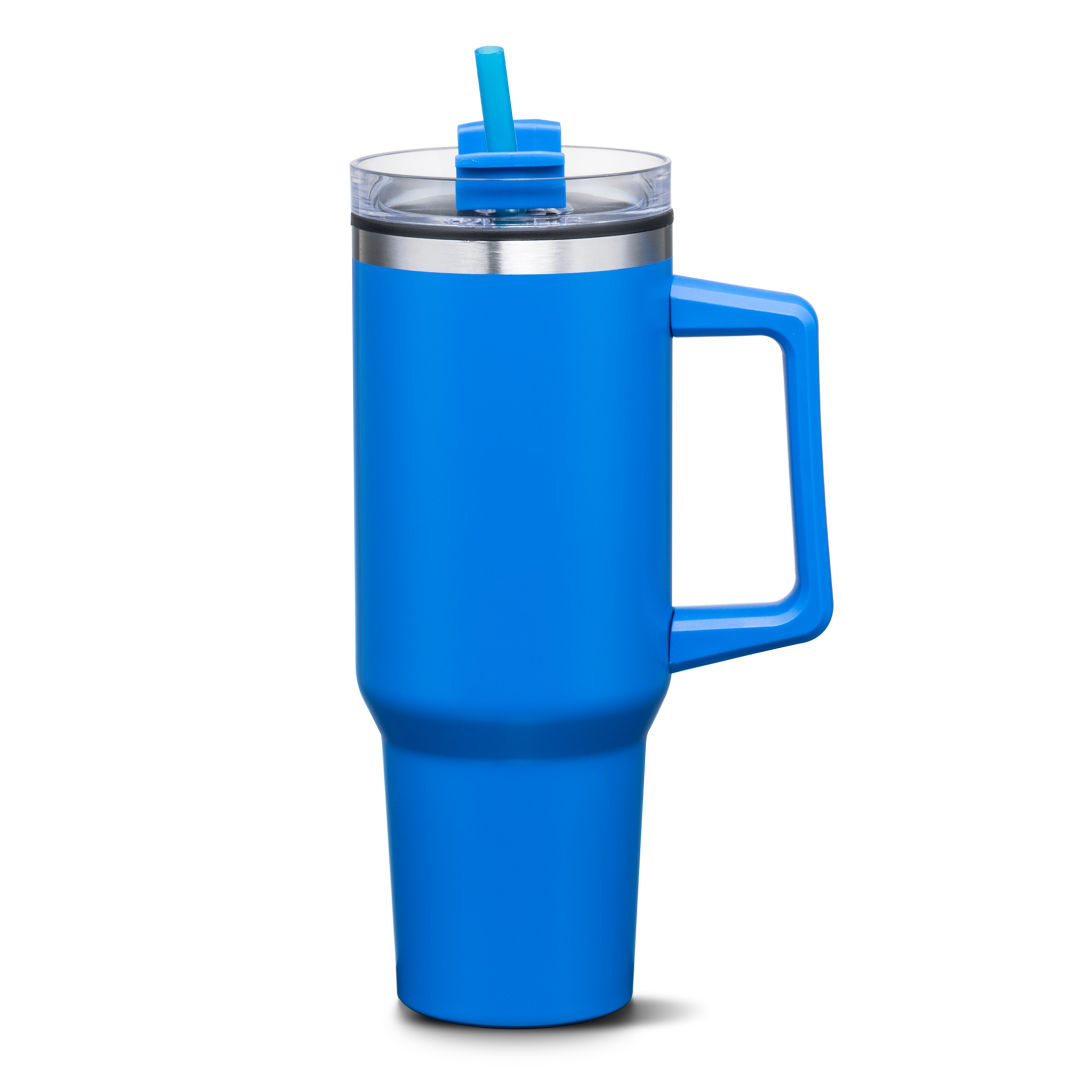 Benidorm Handle Travel Mug w/Straw - 40oz 1