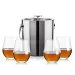 Catania Ice Bucket & Graydon On-the-Rocks Set - Set of 5 (Blank) Catania Ice Bucket & Graydon On-the-Rocks Set - Set of 5 (Blank)