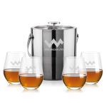 Catania Ice Bucket & Graydon On-the-Rocks Set - Set of 5 Catania Ice Bucket & Graydon On-the-Rocks Set - Set of 5