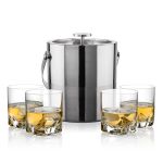 Catania Ice Bucket & Hillcrest On-the-Rocks Set - Set of 5 (Blank) Catania Ice Bucket & Hillcrest On-the-Rocks Set - Set of 5 (Blank)