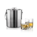 Catania Ice Bucket & Hillcrest On-the-Rocks Set - Set of 3 (Blank) Catania Ice Bucket & Hillcrest On-the-Rocks Set - Set of 3 (Blank)