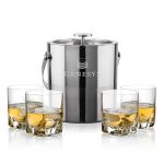 Catania Ice Bucket & Hillcrest On-the-Rocks Set - Set of 5 Catania Ice Bucket & Hillcrest On-the-Rocks Set - Set of 5