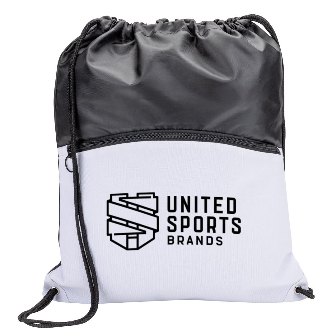 Jadis Drawstring Bag w/ Zipper Pocket 1