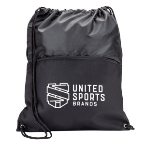 Jadis Drawstring Bag w/ Zipper Pocket 1 Jadis Drawstring Bag w/ Zipper Pocket 1
