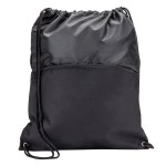 Jadis Drawstring Bag w/ Zipper Pocket 2 Jadis Drawstring Bag w/ Zipper Pocket 2