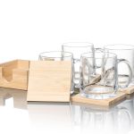 Nordic Mug & Coaster Set - Clear (Blank) Nordic Mug & Coaster Set - Clear (Blank)