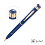 Garland® Color Matte Aura Twist Ballpoint Pen - Gold - Matte Blue / Gold Garland® Color Matte Aura Twist Ballpoint Pen - Gold - Matte Blue / Gold