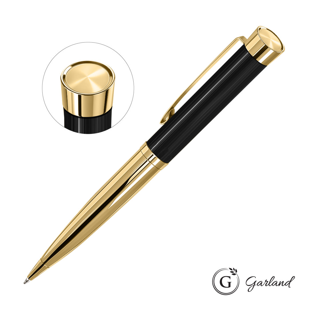 Garland® Executive Custom Emblem Monogram Twist Pen - Gold 1