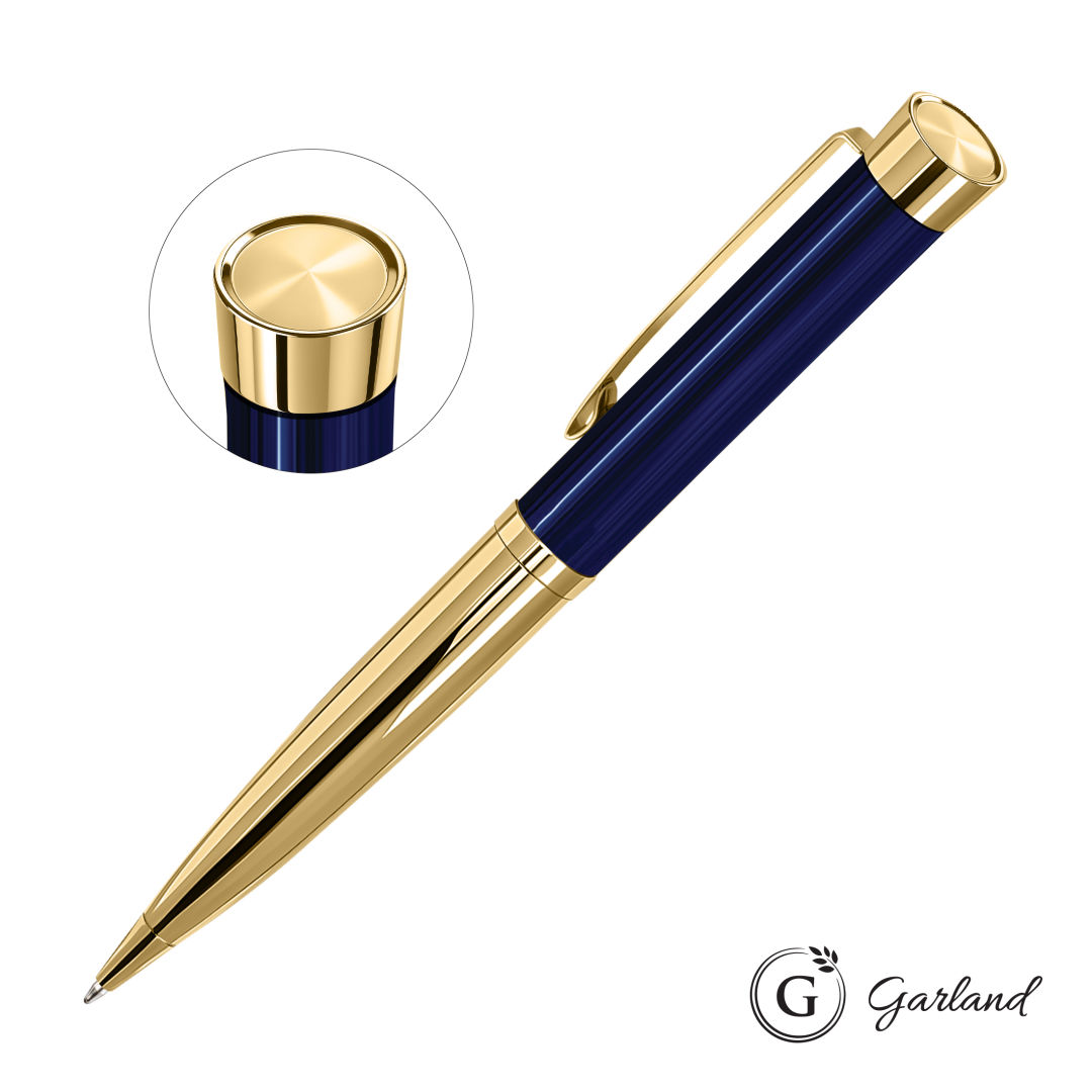Garland® Executive Custom Emblem Monogram Twist Pen - Gold 1