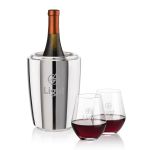 Pescara Wine Cooler & Reina Stemless Wine Set 1 Pescara Wine Cooler & Reina Stemless Wine Set 1