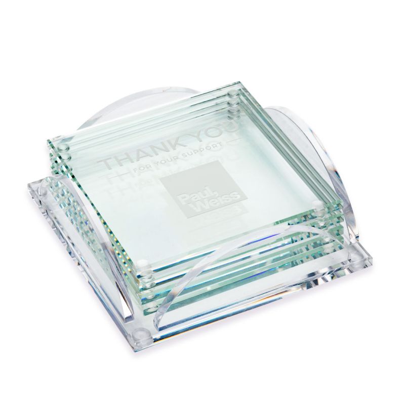 Rockford Coasters - Set of 4 on Herning Clear 1 Rockford Coasters - Set of 4 on Herning Clear 1