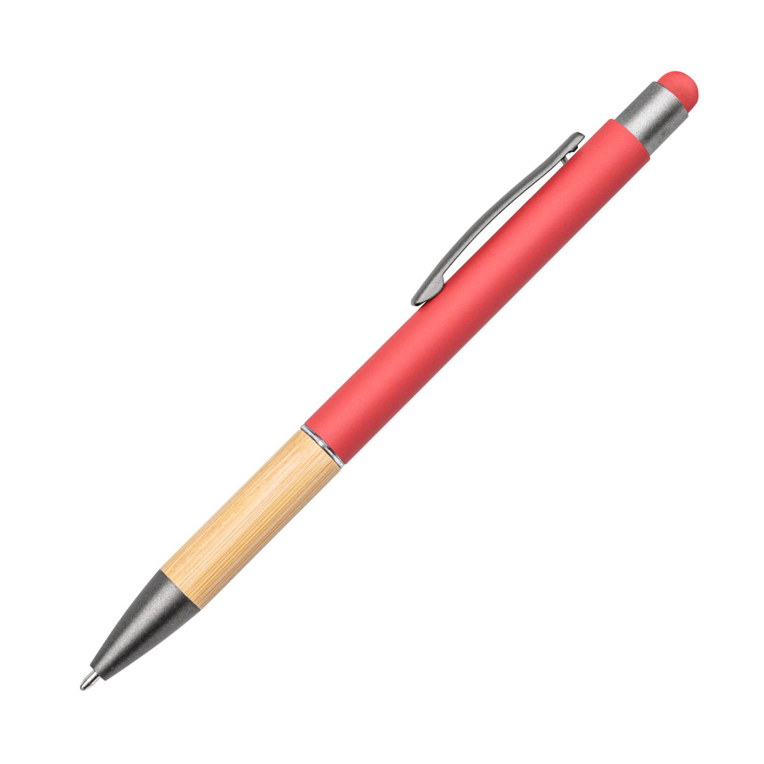 Assia Metal Pen w/Bamboo Grip & Black Refill 1