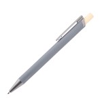 Shearwater Ballpoint Pen w/Bamboo Clicker - Grey (Blank) Shearwater Ballpoint Pen w/Bamboo Clicker - Grey (Blank)