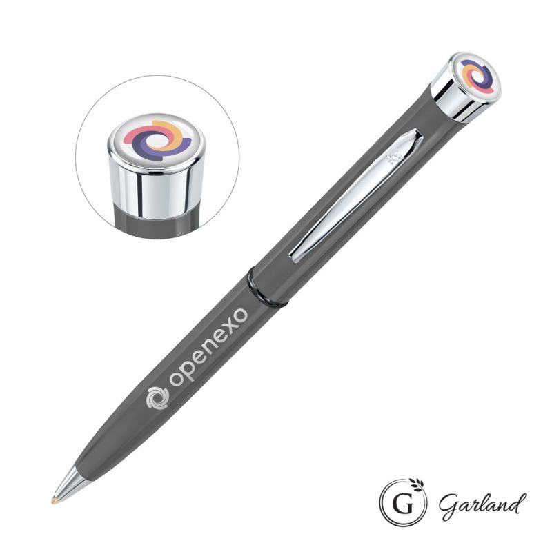 Garland® Recycled Custom Ballpoint Twist Pen - Chrome Accent 1 Garland® Recycled Custom Ballpoint Twist Pen - Chrome Accent 1