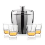 Pescara Ice Bucket & Arcadia On-the-Rocks Set - Set of 5 (Blank) Pescara Ice Bucket & Arcadia On-the-Rocks Set - Set of 5 (Blank)