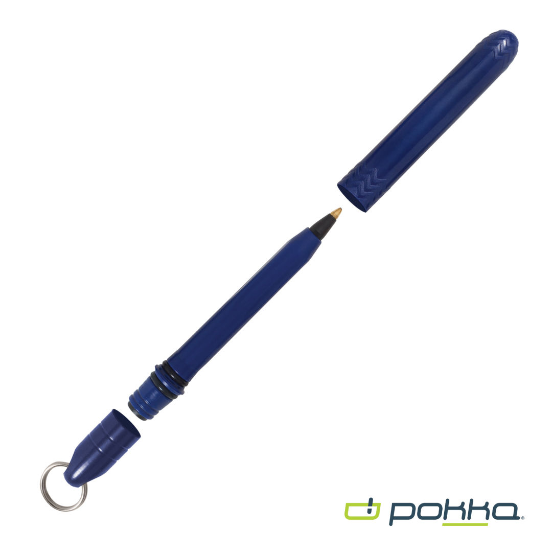 Pokka® Pocket Pen w/Dock & Chrome Keyring 1