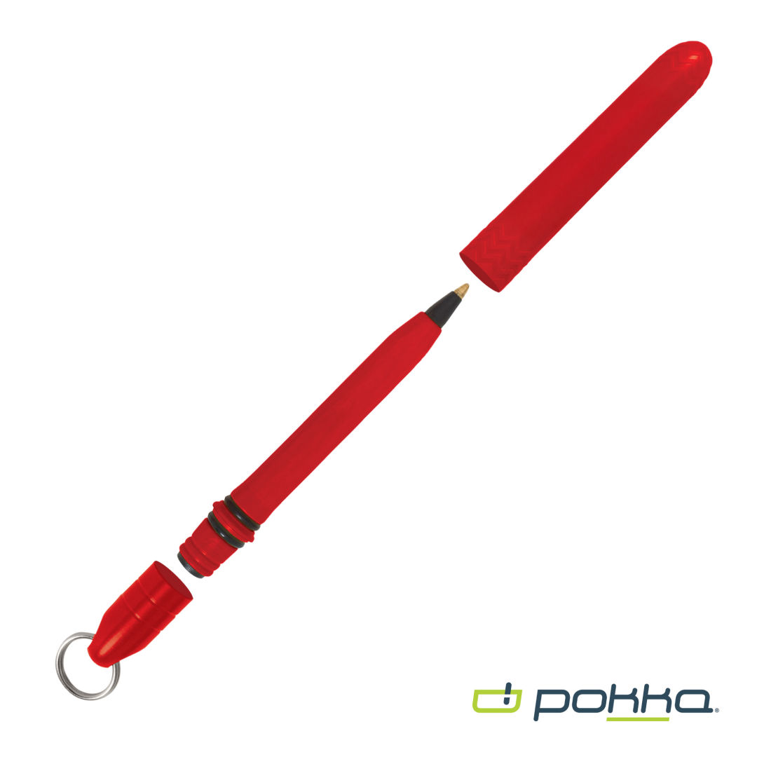 Pokka® Pocket Pen w/Dock & Chrome Keyring 1