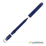 Pokka® Pocket Pen w/Dock & Chrome Keyring - Dark Blue (Blank) Pokka® Pocket Pen w/Dock & Chrome Keyring - Dark Blue (Blank)