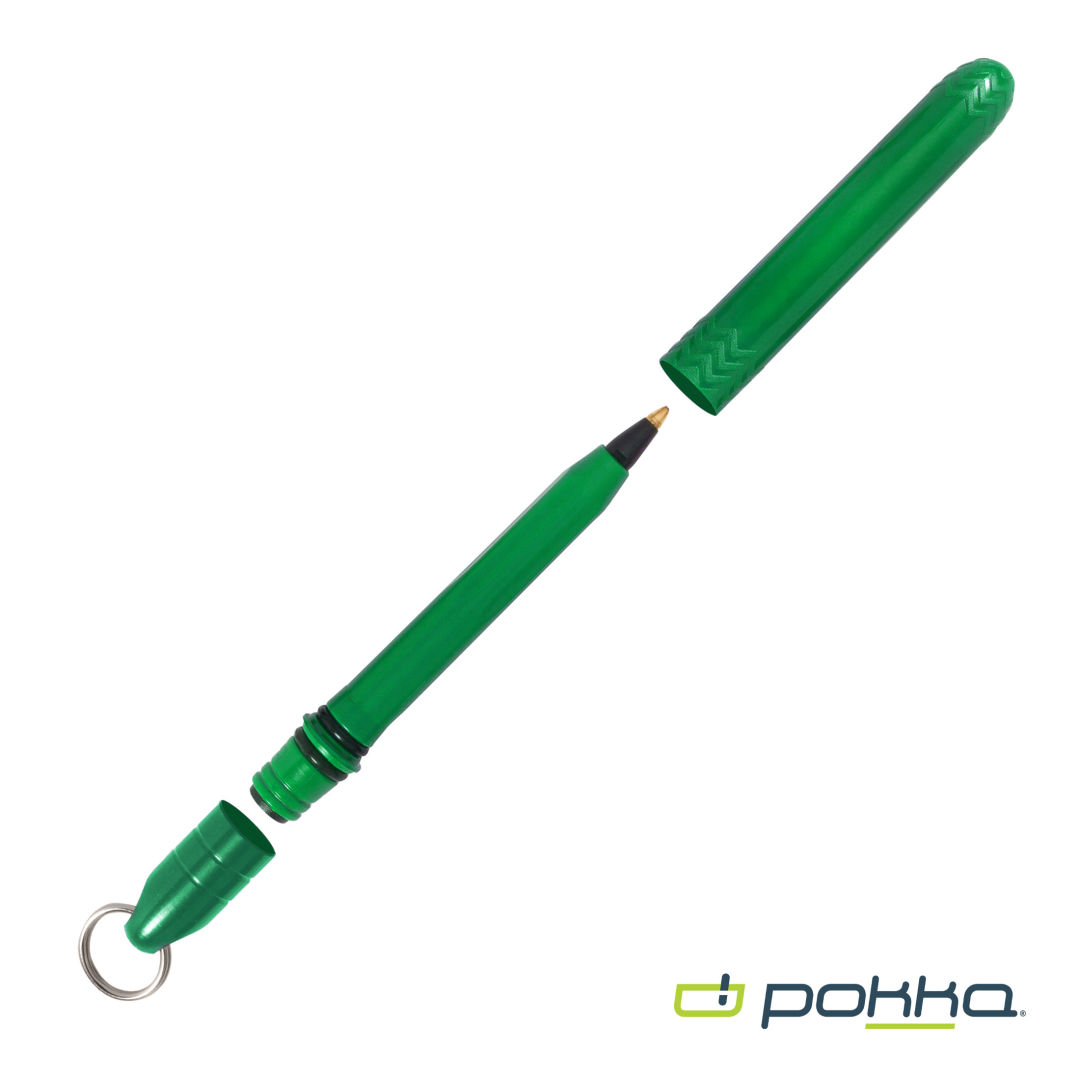 Pokka® Pocket Pen w/Dock & Chrome Keyring 1