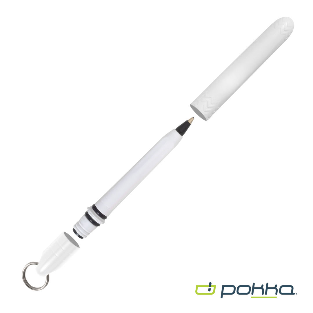 Pokka® Pocket Pen w/Dock & Chrome Keyring 1