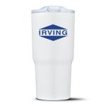 Gilbey Double Wall Tumbler - 20oz - White / 3.62 x 7.43 Gilbey Double Wall Tumbler - 20oz - White / 3.62 x 7.43