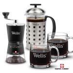 Swiss Force® Coffee Press, Grinder & Nordic Set 1 Swiss Force® Coffee Press, Grinder & Nordic Set 1