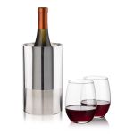 Catania Wine Cooler & Stanford Stemless Wine Set - Set of 3 (Blank) Catania Wine Cooler & Stanford Stemless Wine Set - Set of 3 (Blank)