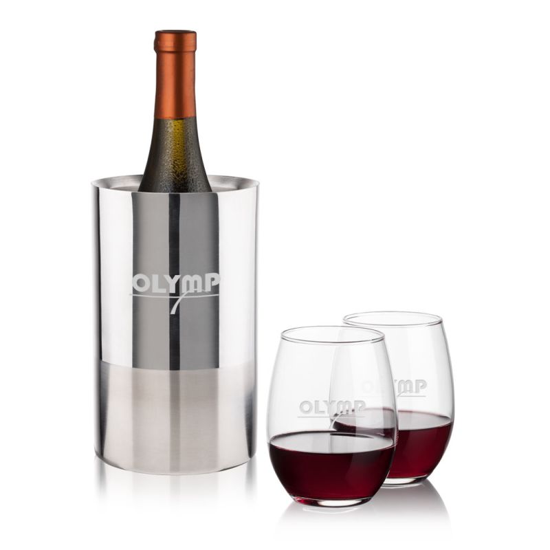 Catania Wine Cooler & Stanford Stemless Wine Set 1 Catania Wine Cooler & Stanford Stemless Wine Set 1