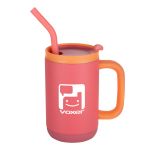 Abelia SS Sip & Twist Lid Mug w/Straw - 16oz - Red / 16 oz Abelia SS Sip & Twist Lid Mug w/Straw - 16oz - Red / 16 oz