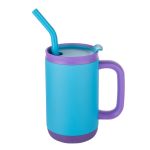 Abelia SS Sip & Twist Lid Mug w/Straw - 16oz 2 Abelia SS Sip & Twist Lid Mug w/Straw - 16oz 2