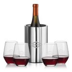 Jacobs Wine Cooler & Mandelay Stemless Wine - Set of 5 Jacobs Wine Cooler & Mandelay Stemless Wine - Set of 5