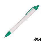 Widebody Pen Vividprint™ Barrel - Matte Colored Accent - White / Green (Blank) Widebody Pen Vividprint™ Barrel - Matte Colored Accent - White / Green (Blank)